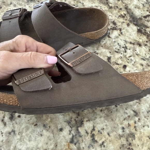 Birkenstock Arizona Birkibuc Women's Sandals -‎ Mocha, US 7. 4219 - Picture 3 of 8